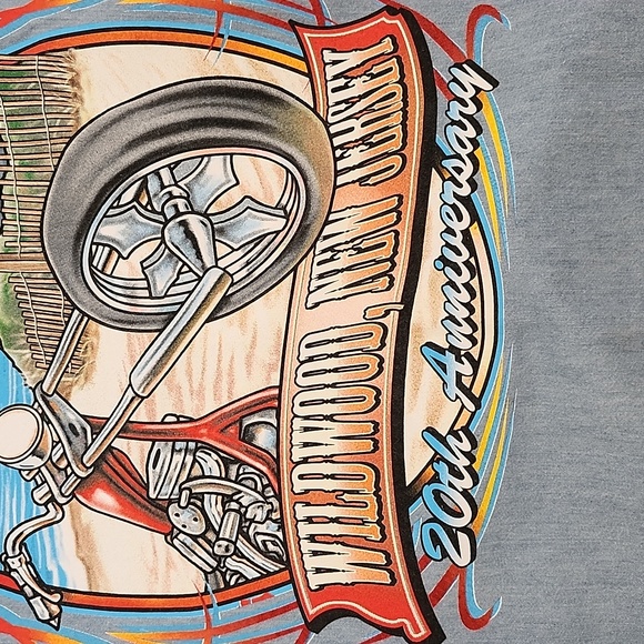 NWOT 2016 "Roar to the Shore" Men's Denim Vest - Picture 14 of 16